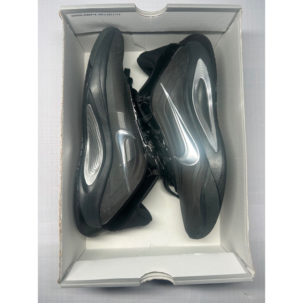 Nike A'One Black Metallic Silver‎ WMNS Size 10 New/No Lid